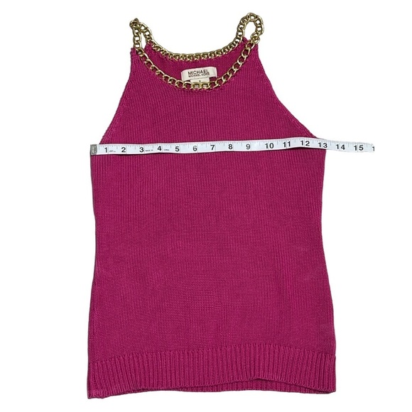 Michael Kors Fuchsia Sleeveless Knit Top Size S - Picture 6 of 7